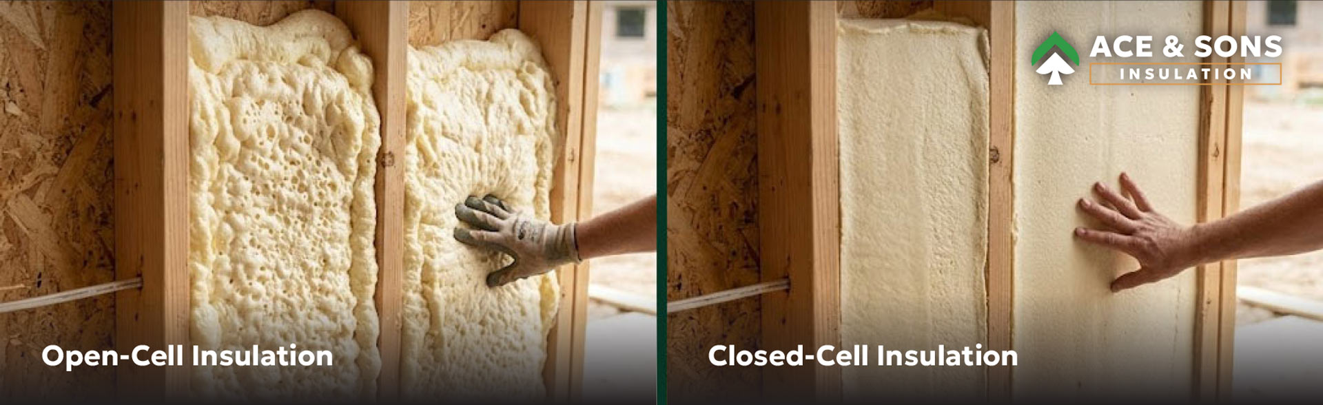 Ace and Sons Closed and Open Cell Insulation
