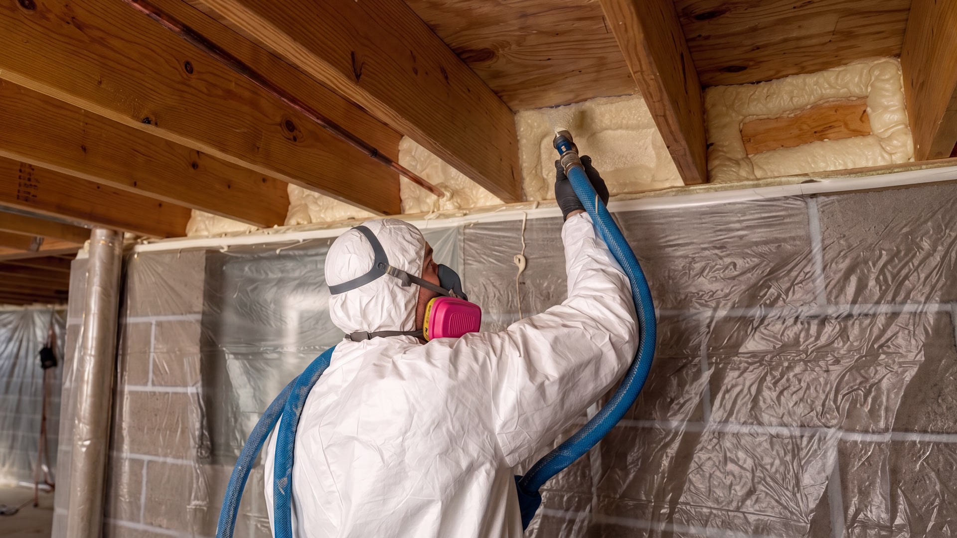 Rim joist insulation