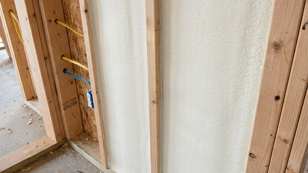 Spray foam insulation